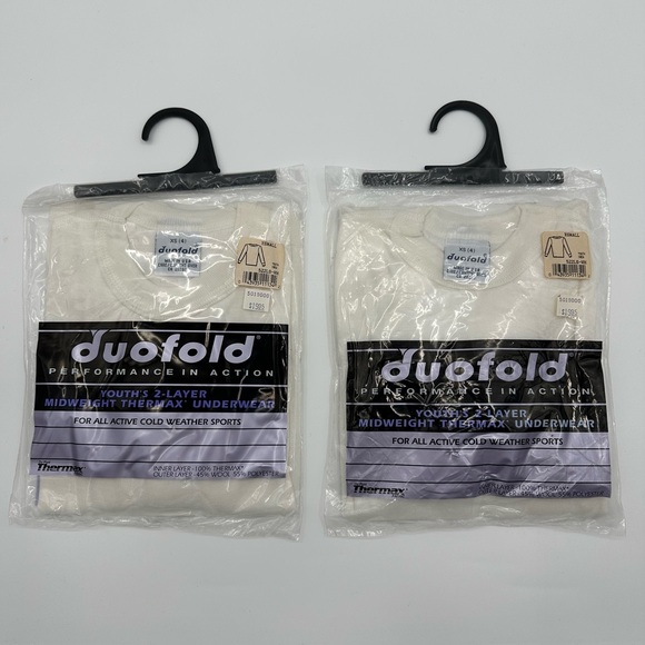 Duofold Other - 2 Vintage Duofold Youth’s XS (4) 2‎ Layer Mid weight Thermal Underwear Shirt New